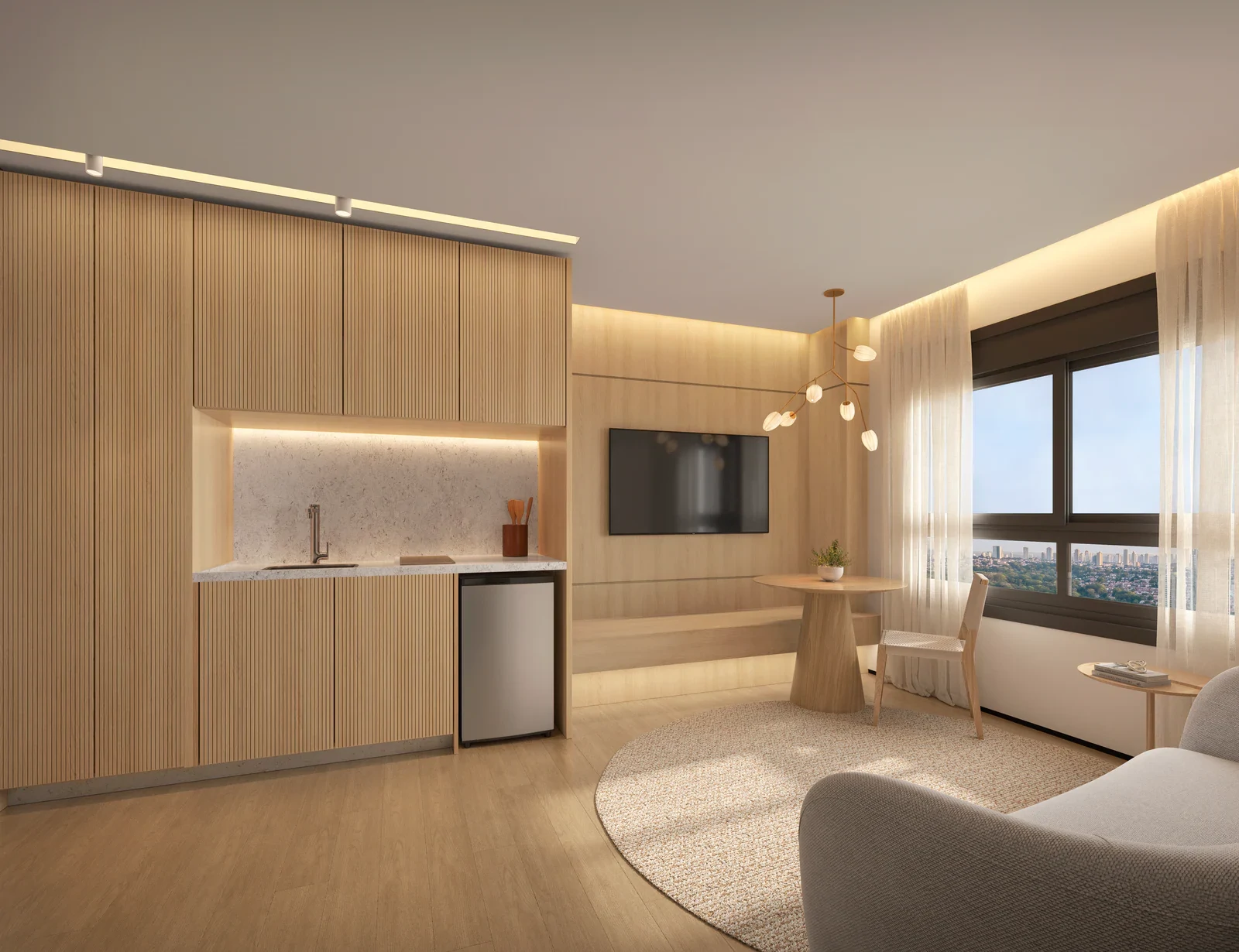Ryokan Flamboyant: Compactos de 26 a 48m² em Goiânia. O ultracompacto da construtora Sousa Andrade localizado no setor Alto da Glória — foto 8