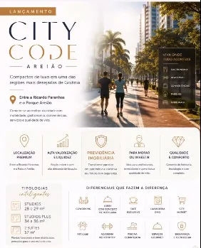 City Code Areião Studios e aptos de 28 a 59m²  no Marista. More ou invista ao lado da Ricardo Paranhos, com vista para o Parque Areião. — foto 11