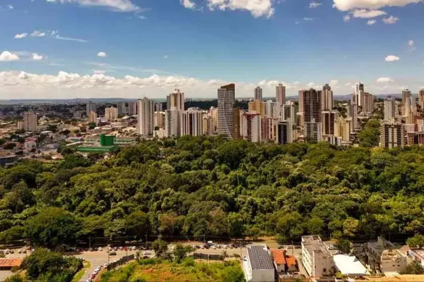 City Code Areião Studios e aptos de 28 a 59m²  no Marista. More ou invista ao lado da Ricardo Paranhos, com vista para o Parque Areião. — Setor Marista, Goiânia