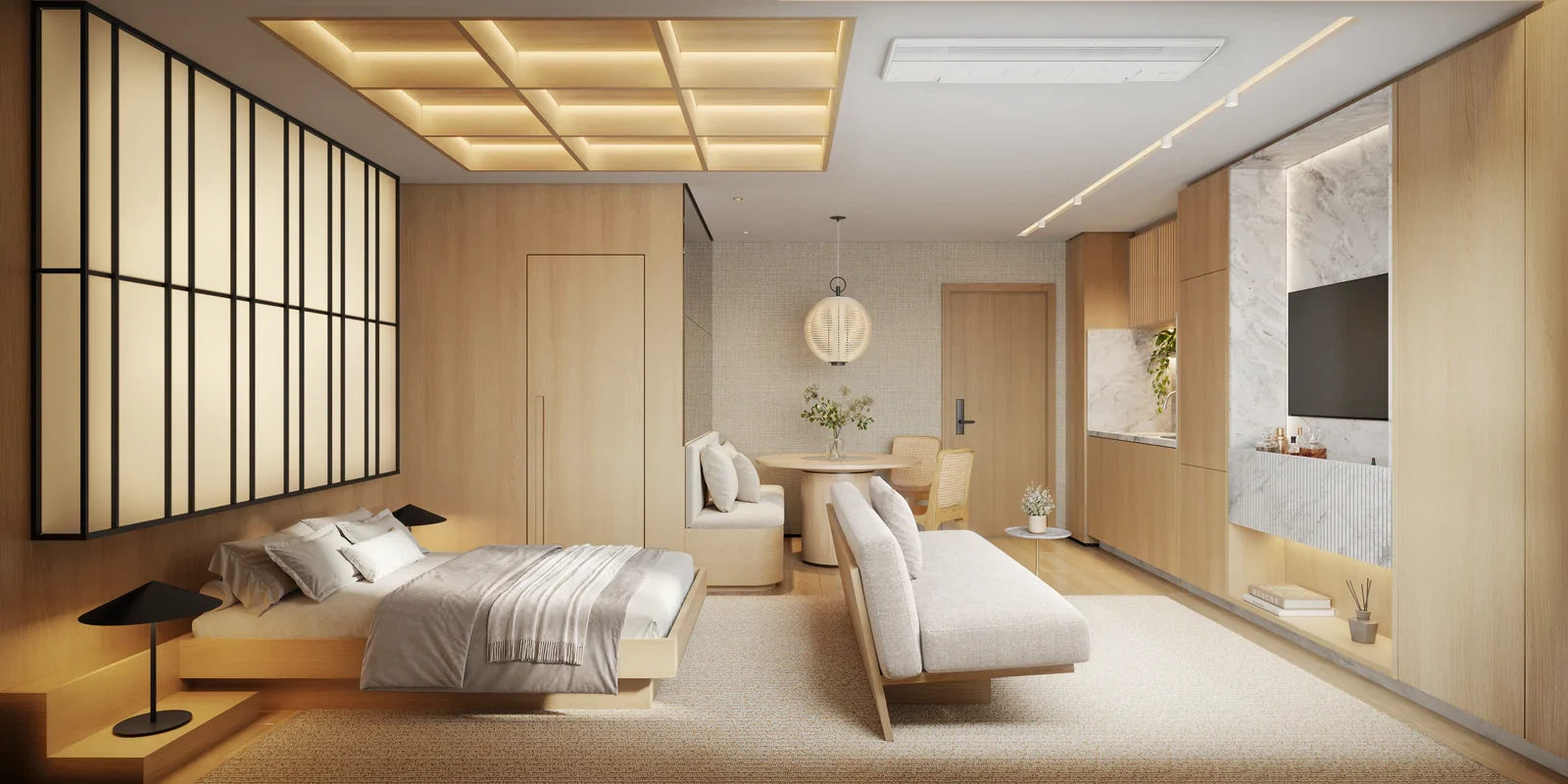 Ryokan Flamboyant: Compactos de 26 a 48m² em Goiânia. O ultracompacto da construtora Sousa Andrade localizado no setor Alto da Glória — foto 15